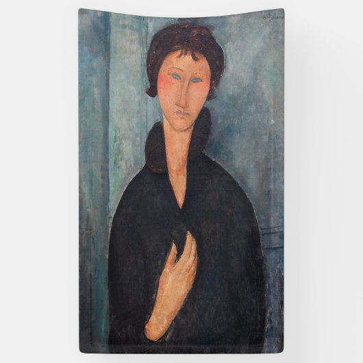 Banderoles Amedeo Modigliani - Femme aux yeux bleus (Vertical)