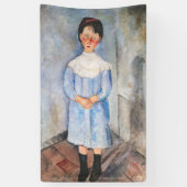 Banderoles Amedeo Modigliani - Petite fille en bleu (Vertical)