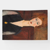 Banderoles Amedeo Modigliani - Portrait d'une femme (Horizontal)