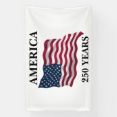 Banderoles America 250 Years Flag (Verticale)