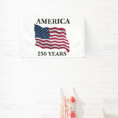 Banderoles America 250 Years Flag (Insitu)