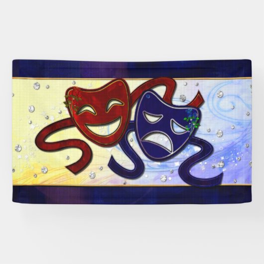 Banderoles American Drama Comedy & Tragédie (Horizontal)