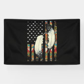 Banderoles American Flag Native Tribe (Horizontal)