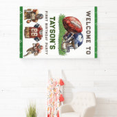 Banderoles American Football First Year Down 1st Birthday (Insitu)