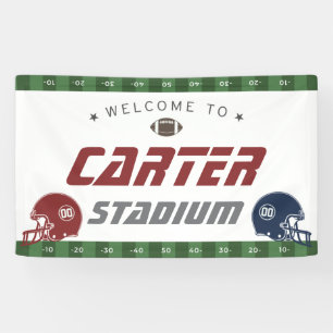 Banderoles American Football Navy Rouge, n'importe quel âge f