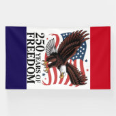 Banderoles American Freedom 250‑Year Tribute (Horizontal)