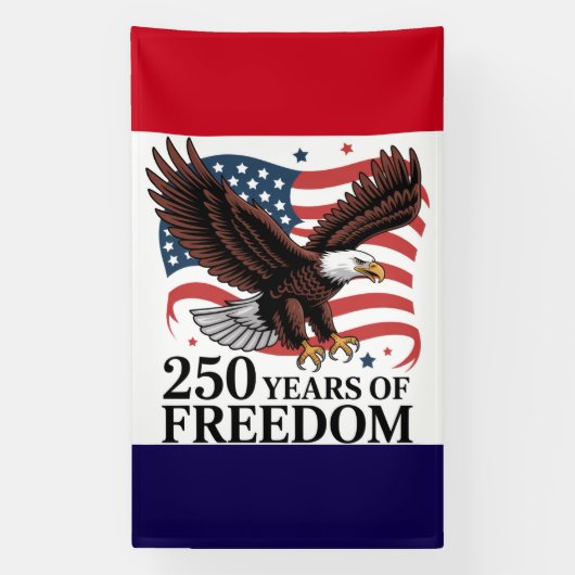 Banderoles American Freedom 250‑Year Tribute (Verticale)