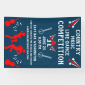 Banderoles American Line Dancing Festival Et Fête (Horizontal)