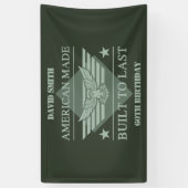 Banderoles American Made 60th Birthday (Vertical)