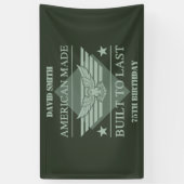 Banderoles American Made 75th Birthday (Vertical)