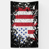 Banderoles American Peace Flag 1776 American State National B (Vertical)