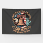 Banderoles Amérique 250 Ans (Horizontal)