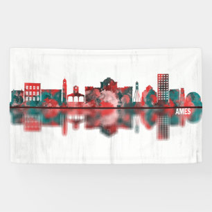 Banderoles Ames Iowa Skyline