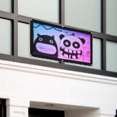 BANDEROLES AMICAL MONSTERS VINYL BANNER W/ GROMMETS (Bâtiment extérieur)