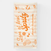 Banderoles Amour au premier Spritz Bachelorette Bienvenue (Verticale)