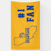 Banderoles Amour de Spartans d'état de San Jose (Vertical)