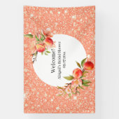 Banderoles Amour Élégant Aussi Doux Qu'une Pêche Fête de Mari (Verticale)