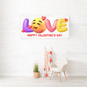 Banderoles Amour Emoji Valentines (Insitu)
