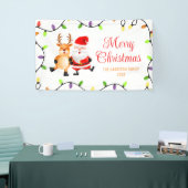 Banderoles Ampoules colorées Père Noël Reindeer Noël (Salon professionnel)