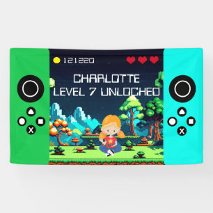 Banderoles Amusant Novelty Computer Jeu Anniversaire Fête