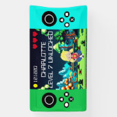 Banderoles Amusant Novelty Computer Jeu Anniversaire Fête (Verticale)