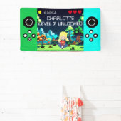 Banderoles Amusant Novelty Computer Jeu Anniversaire Fête (Insitu)