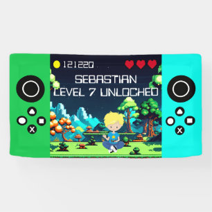 Banderoles Amusant Novelty Computer Jeu Anniversaire Fête