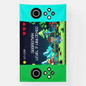 Banderoles Amusant Novelty Computer Jeu Anniversaire Fête (Verticale)