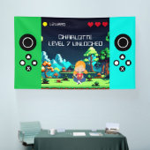 Banderoles Amusant Novelty Computer Jeu Anniversaire Fête (Salon professionnel)