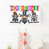 BANDEROLES AMUSER UNE RETRAITE HEUREUSE (En situation)