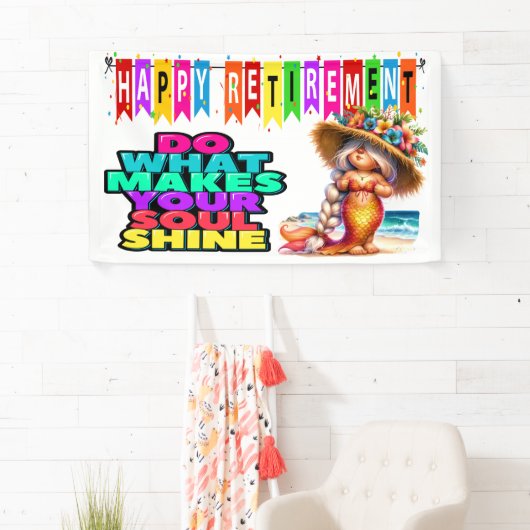 BANDEROLES AMUSER UNE RETRAITE HEUREUSE (En situation)