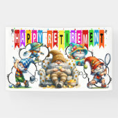 BANDEROLES AMUSER UNE RETRAITE HEUREUSE (Horizontal)