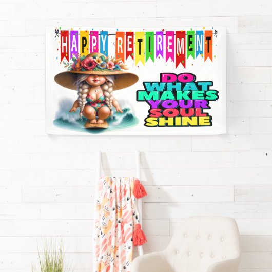 BANDEROLES AMUSER UNE RETRAITE HEUREUSE (En situation)