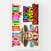 BANDEROLES AMUSER UNE RETRAITE HEUREUSE (Vertical)