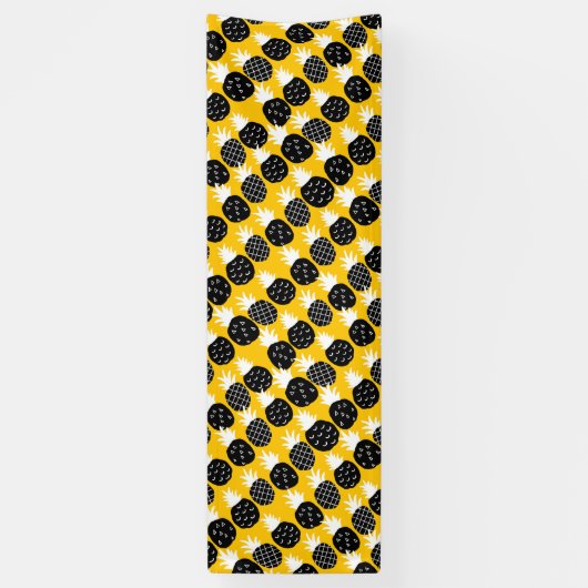 Banderoles Ananas noir (Vertical)