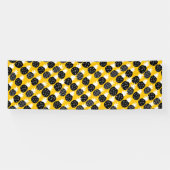 Banderoles Ananas noir (Horizontal)