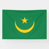 Banderoles Ancien drapeau mauritanien (Horizontal)