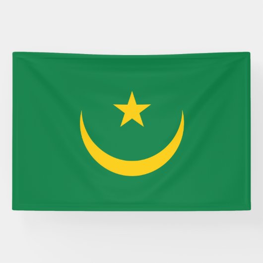 Banderoles Ancien drapeau mauritanien (Horizontal)