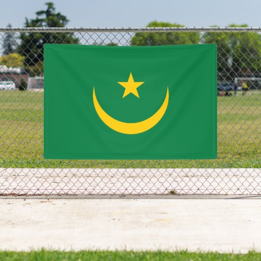 Banderoles Ancien drapeau mauritanien (Insitu)