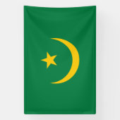 Banderoles Ancien drapeau mauritanien (Verticale)