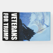 Banderoles Anciens Combattants Pour Trump 2024 (Horizontal)