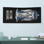 Banderoles Angle de plaie avec boîte de police bleue 1 (Salon professionnel)