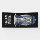 Banderoles Angle de plaie avec boîte de police bleue 1 (Horizontal)