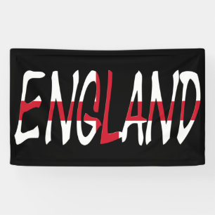 Banderoles Angleterre superposée sur le drapeau anglais bnrc