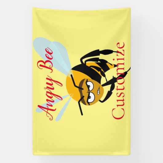 Banderoles Angry Bee Thunder_Cove (Verticale)