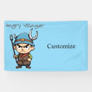 Banderoles Angry Villager Pitchfork Thunder_Cove