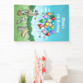 Banderoles Animaux avec Ballons (Insitu)