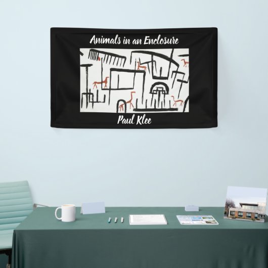 Banderoles Animaux dans un boîtier par Paul Klee (Salon professionnel)