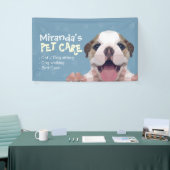 Banderoles Animaux de compagnie assis Bain Salon Grooming Foo (Salon professionnel)