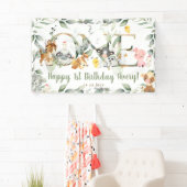 Banderoles Animaux de ferme Verdure UN 1er anniversaire Conte (En situation)